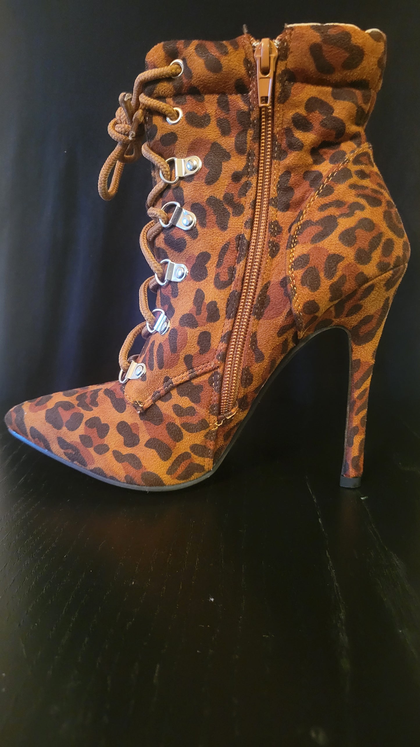 Cheetah Print Boot