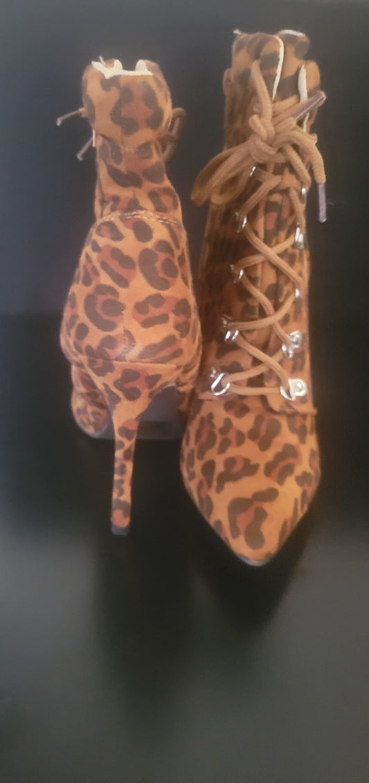 Cheetah Print Boot