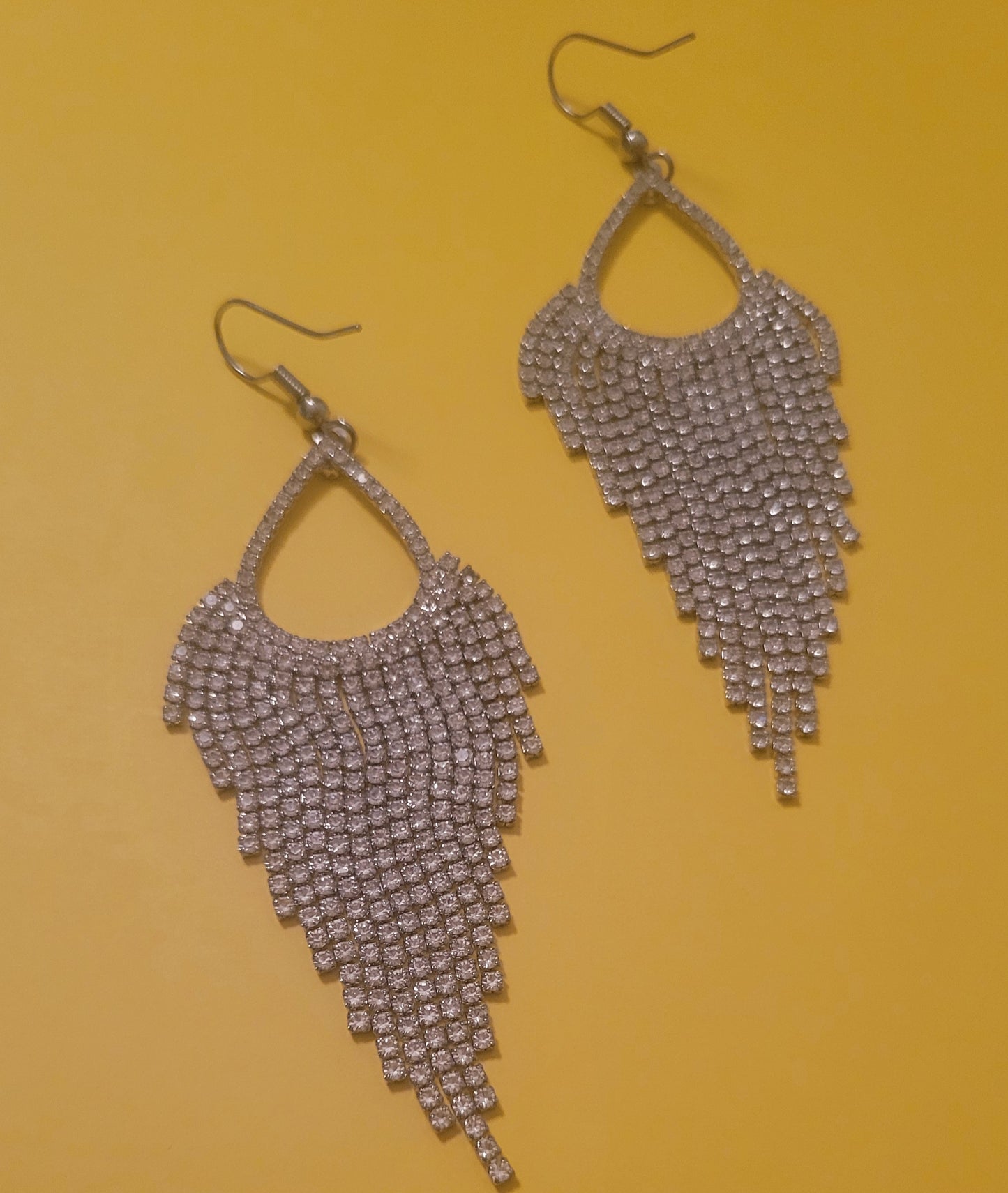 Dangle Rhinestone Earrings