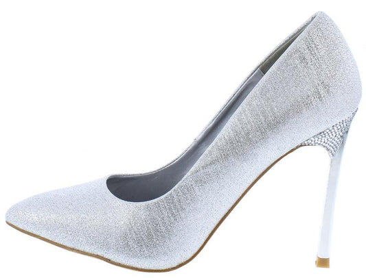 Silver Wedding Shoes